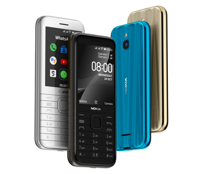 Nokia 6300 et Nokia 8000 : deux nouveaux téléphones avec modem 4G