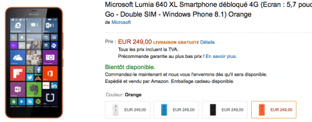 lumia640xlamazon