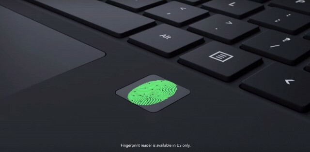 Microsoft Surface Pro 4 Fingerprint
