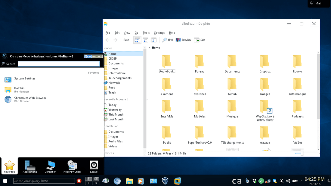 Thème Windows 10 sous Linux avec KDE Plasma 5