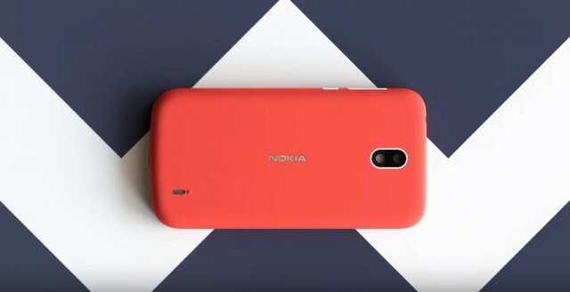 Nokia 1 rouge